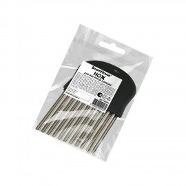 Нож для фигурной нарезки, 13,5 см, нержавеющая сталь, черный, BoomHouse, 702096