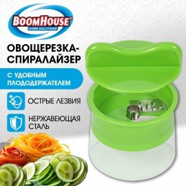 Овощерезка-спиралайзер, ручная, нержавеющая сталь, BoomHouse, 702097