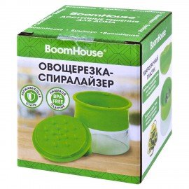 Овощерезка-спиралайзер, ручная, нержавеющая сталь, BoomHouse, 702097