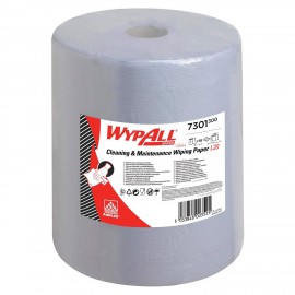 Бумага протирочная KIMBERLY-CLARK Wypall L20, 500л/рулон, 33х38см, 2-слойная, голубая, 7301