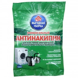 Антинакипин для стиральных машин 100г ВЫГОДНАЯ УБОРКА, РЕНЕССАНС КОСМЕТИК, МИНПРОМТОР, 3274