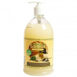 Мыло жидкое 1л БАННОЕ, дозатор, РЕНЕССАНС КОСМЕТИК, МИНПРОМТОРГ, ш/к 68506, 2460
