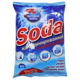 Сода кальцинированная 600г ВЫГОДНАЯ УБОРКА, РЕНЕССАНС КОСМЕТИК, МИНПРОМТОРГ, ш/к 3472, 2959