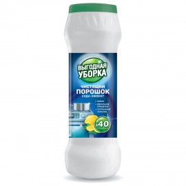 Чистящий порошок сода-эффект 400г ВЫГОДНАЯ УБОРКА "Лимон", РЕНЕССАНС КОСМЕТИК, МИНПРО, 4225