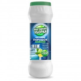 Чистящий порошок хлор-эффект 500г ВЫГОДНАЯ УБОРКА "Лимон и лайм",РЕНЕССАНС КОСМЕТИК,М, 2610