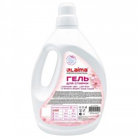 Гель для стирки всех видов тканей универсальный 3л LAIMA PROFESSIONAL "Цветущая сакура", 702188