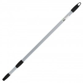 Черенок ТЕЛЕСКОПИЧЕСКИЙ для инвентаря 70-120 см еврорезьба металлопластик, серый, BOOMHOUSE STANDART, 702234
