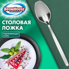 Ложка столовая CLASSIC, 1 шт, нержавеющая сталь, серебристая, BOOMHOUSE (БУМХАУС), 702287