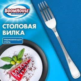 Вилка столовая BASIC, 1 шт, нержавеющая сталь, серебристая, BOOMHOUSE (БУМХАУС), 702292
