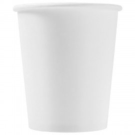 Стакан одноразовый бумажный 250мл КОМПЛЕКТ 50шт. односл. белые, х/г, ФОРМАЦИЯ, HB80-2, HB80-280-0000