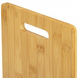 Доска разделочная бамбук, 30х20х1 см, с ручкой, PRIMAURA STANDARD, натуральный цвет, 702339