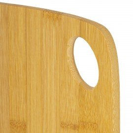 Доска разделочная бамбук, 33х24х1 см, отверстие для подвеса, PRIMAURA CLASSIC, 702343