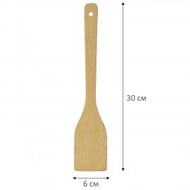 Лопатка кухонная бамбук, 30 см, PRIMAURA CLASSIC, натуральный цвет, 702348