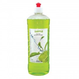 (СКОРО ПРИДЕТ) Средство для мытья посуды 750мл SAIMA "Лайм и мята", пуш-пул, МИНПРОМТОРГ