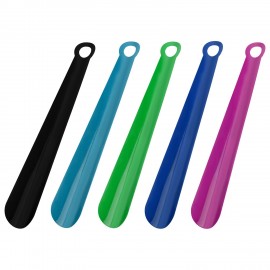 Ложка рожок для обуви МЕТАЛЛИЧЕСКАЯ 30 см, 5 цветов, ассорти, SHEGRA (ШЕГРА), 702504