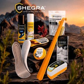 Ложка рожок для обуви с крючком МЕТАЛЛИЧЕСКАЯ 47см, ЖЕЛТЫЙ, SHEGRA (ШЕГРА) PREMIUM, 702509
