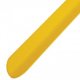 Ложка рожок для обуви с крючком МЕТАЛЛИЧЕСКАЯ 67см, ЖЕЛТЫЙ, SHEGRA (ШЕГРА) PREMIUM, 702510