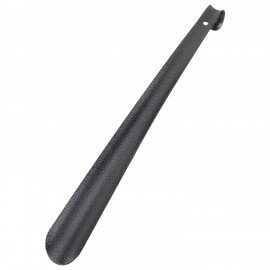 Ложка рожок для обуви с крючком МЕТАЛЛИЧЕСКАЯ 55 см, антик СЕРЕБРО, SHEGRA (ШЕГРА), LUXE, 702518