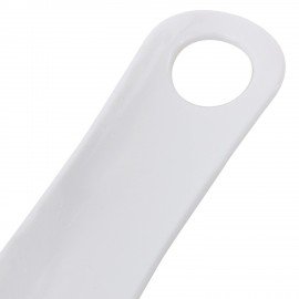 Ложка рожок для обуви ПЛАСТИКОВАЯ 15см, БЕЛАЯ, WBZ SHOES, 702520