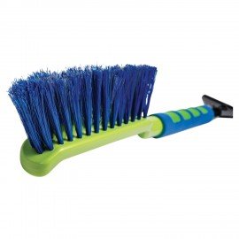 Щетка со скребком для снега автомобильная, мягкая щетина, 42,5см, Oktan, А3-01-03