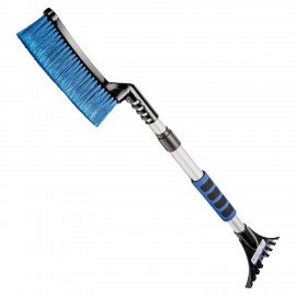 Щетка со скребком для снега автомобильная, телескопическая, 70-100см, Oktan FLAP, А3-01-33