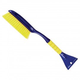 Щетка со скребком для снега автомобильная 58см мягкая щетина Goodyear, WB-02, GY000202