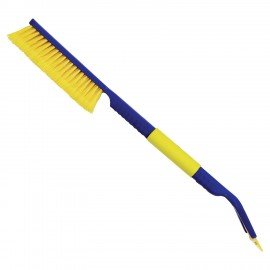 Щетка со скребком для снега автомобильная 63cм, мягкая щетина, Goodyear, WB-09, GY000209