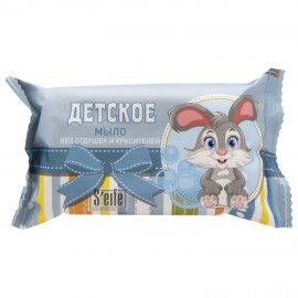 Мыло туалетное без отдушек и красителей 100г S'EIFE ДЕТСКОЕ ММЗ, штампованное, ш/к 91