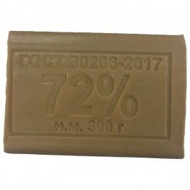 Мыло хозяйственное 72% 300г (Меридиан), без упаковки, МИНПРОМТОРГ ш/к транспортной уп