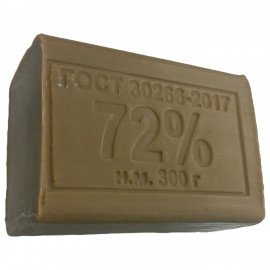 Мыло хозяйственное 72% 300г (Меридиан), без упаковки, МИНПРОМТОРГ ш/к транспортной уп