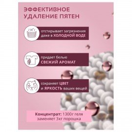 Гель для стирки 1,3л BIMAX "Цветы Сакуры", ш/к 15252, 2095-3