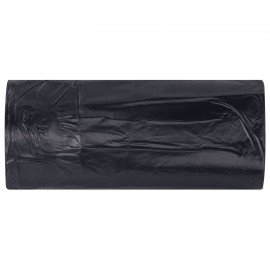 Мешки для мусора 60л черные в рулоне 30 штук особо прочные, ПВД 30 мкм, 58x68см, LAIMA, 702658