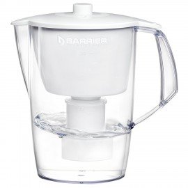 Кувшин-фильтр для очистки воды БАРЬЕР "Лайт", 3,6 л, со сменной кассетой, белый, В060, В060Р51