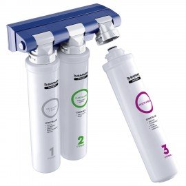 Фильтр для воды БАРЬЕР "ЭКСПЕРТ Жесткость", 3 ступени, ресурс 10000 л, Н221Р12