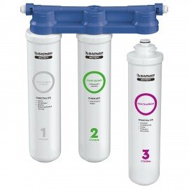 Фильтр для воды БАРЬЕР "ЭКСПЕРТ СЛИМ Жесткость", 3 ступени, ресурс 10000 л, Н821Р06