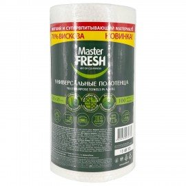 Универсальные полотенца в рулоне 100 шт., 21х25 см, 70% вискозы (спанлейс), Master FR