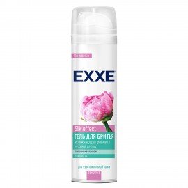 Гель для бритья 200мл EXXE FOR WOMEN "SILK EFFECT", глицерин+аллантоин, шк 75095, С0007322
