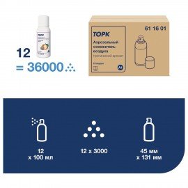 Сменный баллон 100мл Tellus/TORK (Система АF1) СТАНДАРТ, тропический аромат, 611601