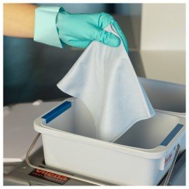 Перчатки VILEDA нитриловые МНОГОРАЗОВЫЕ универсальные, антиаллергенные, S (малый) зеленый, 174379