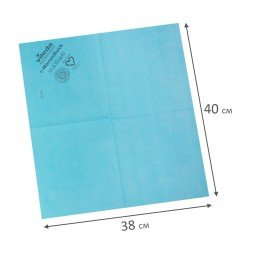 Салфетки микроволоконная VILEDA "МикронКвик" КОМПЛЕКТ 5шт, синий, 38*40см, 170635