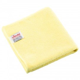 Салфетки VILEDA "МикроТафф Плюс" КОМПЛЕКТ 5шт, микрофибра, желтый, 38*38см, 174205