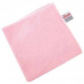 Салфетки VILEDA "МикроТафф Бейс" КОМПЛЕКТ 5шт, микрофибра, красный, 36*36см, 174178