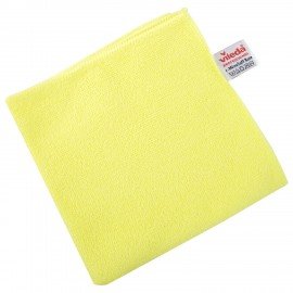 Салфетки VILEDA "МикроТафф Бейс" КОМПЛЕКТ 5шт, микрофибра, желтый, 36*36см, 174182