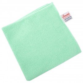 Салфетки VILEDA "МикроТафф Бейс" КОМПЛЕКТ 5шт, микрофибра, зеленый, 36*36см, 174180