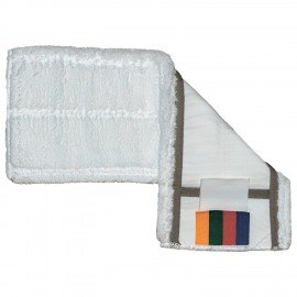 Насадка МОП плоская VILEDA "МикроПур Комби" 40см, уши (ТИП УВ) микрофибра, белый, 167, 167297