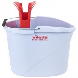 Ведро с отжимом VILEDA "УльтраСпид Мини" 10л, красный, 129686, 129687