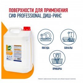 Ополаскиватель для п/м машин низкопенный концентрированный 5л СИФ Professional, ш/к 3