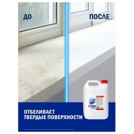 Средство универсальное-отбеливатель 5л ДОМЕСТОС 5в1 "Белоснежный" (БЕЛИЗНА), ш/к 3567