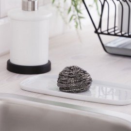 Губка (мочалка) металлическая, спиральная, 15г, МИНИ, для посуды, гриля, плиты, YORK,, 2020