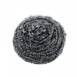 Губка (мочалка) металлическая, спиральная, 40г, МЕГА, для посуды, гриля, плиты, YORK,, 2030